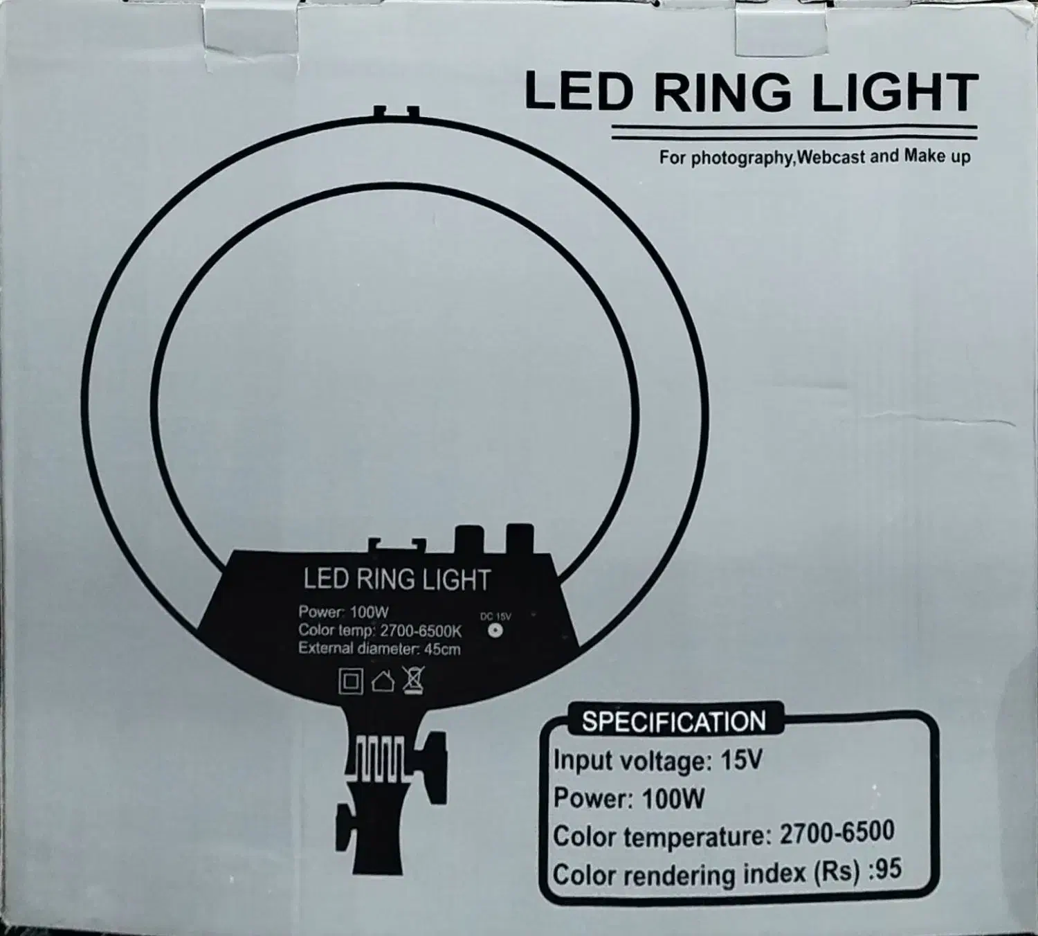 رینگ لایت حرفه ای|دوربین عکاسی و فیلم‌برداری|همدان, |دیوار