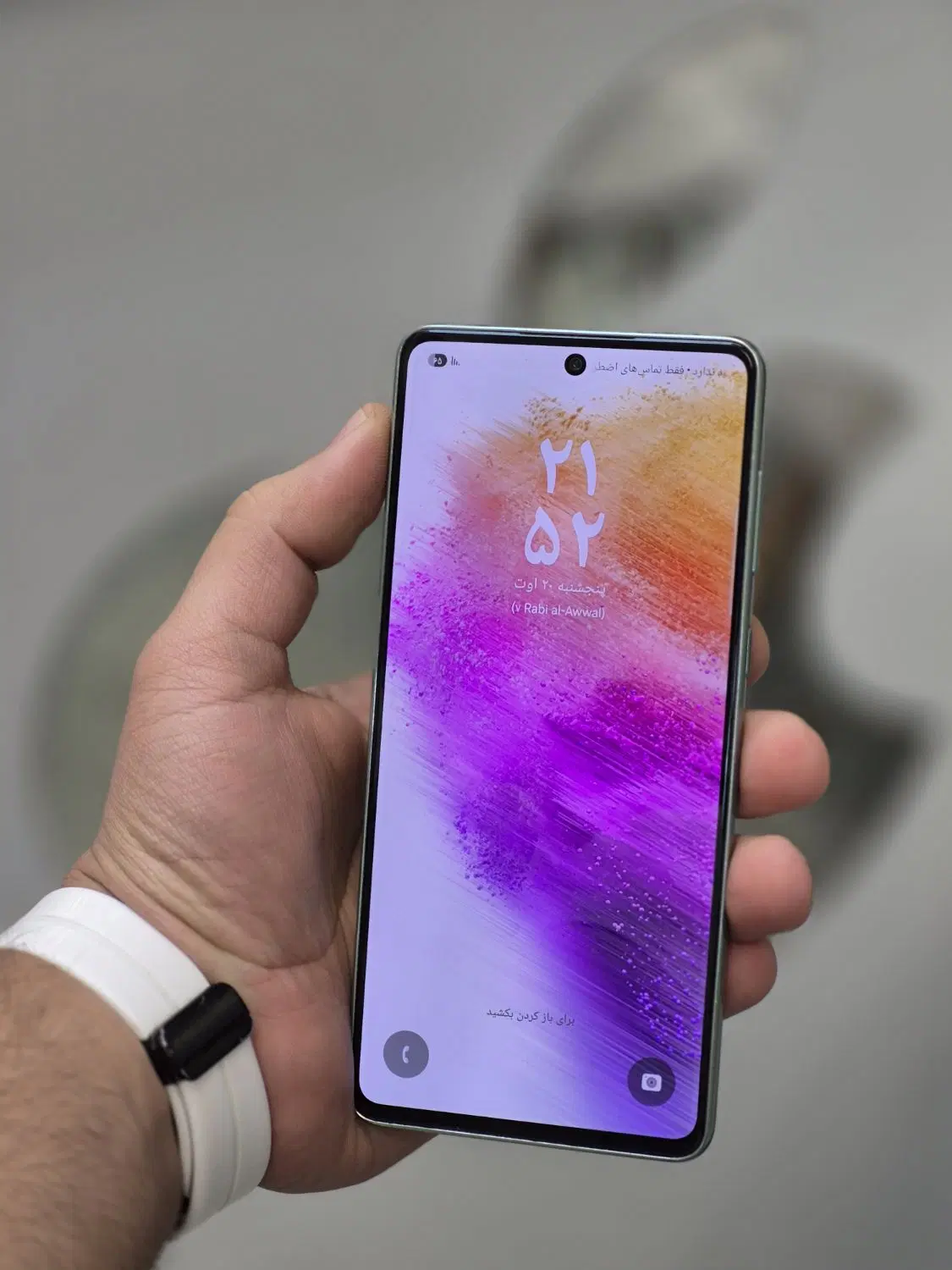 سامسونگ گلکسی A73درحدنو 128 گیگ رام 8 نت 5G بشرط|موبایل|رشت, لاکانی|دیوار