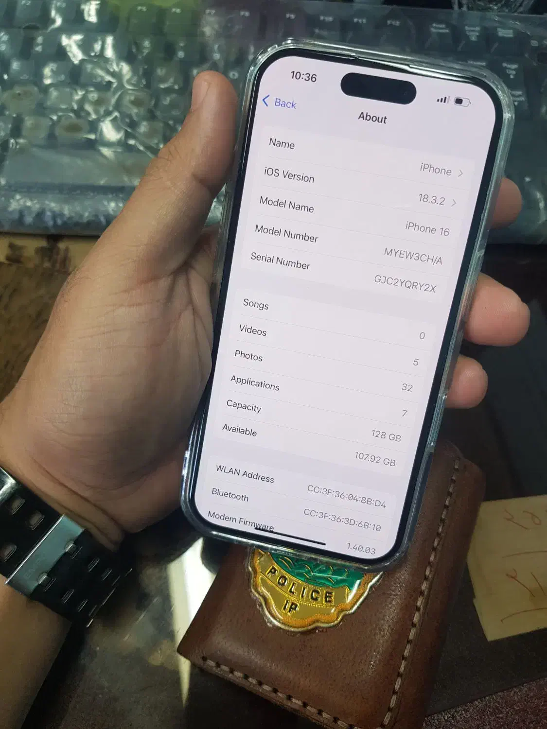 ایفون16 نرمال سفید128 G|موبایل|اهواز, شهرک برق|دیوار