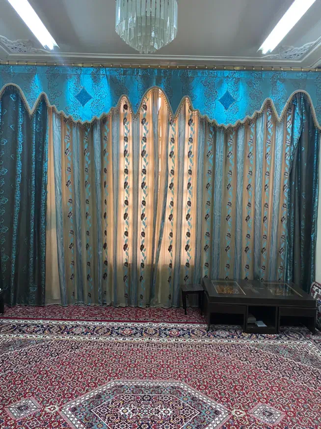 فروش  ۲مدل پرده درحد نو|پرده، رانر، رومیزی|بهبهان, |دیوار