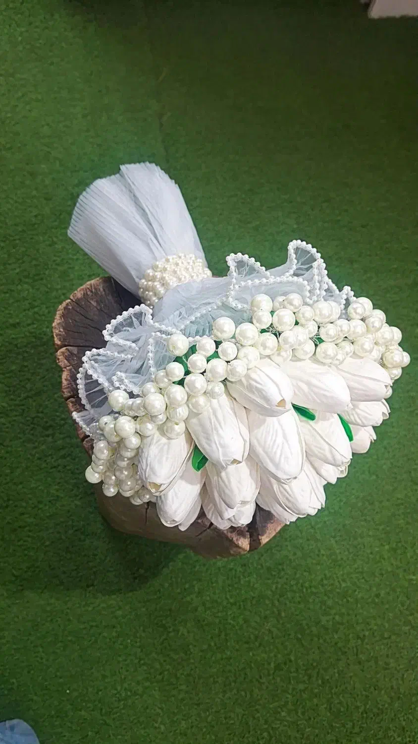 دسته گل عروس|گل مصنوعی|الوند, |دیوار