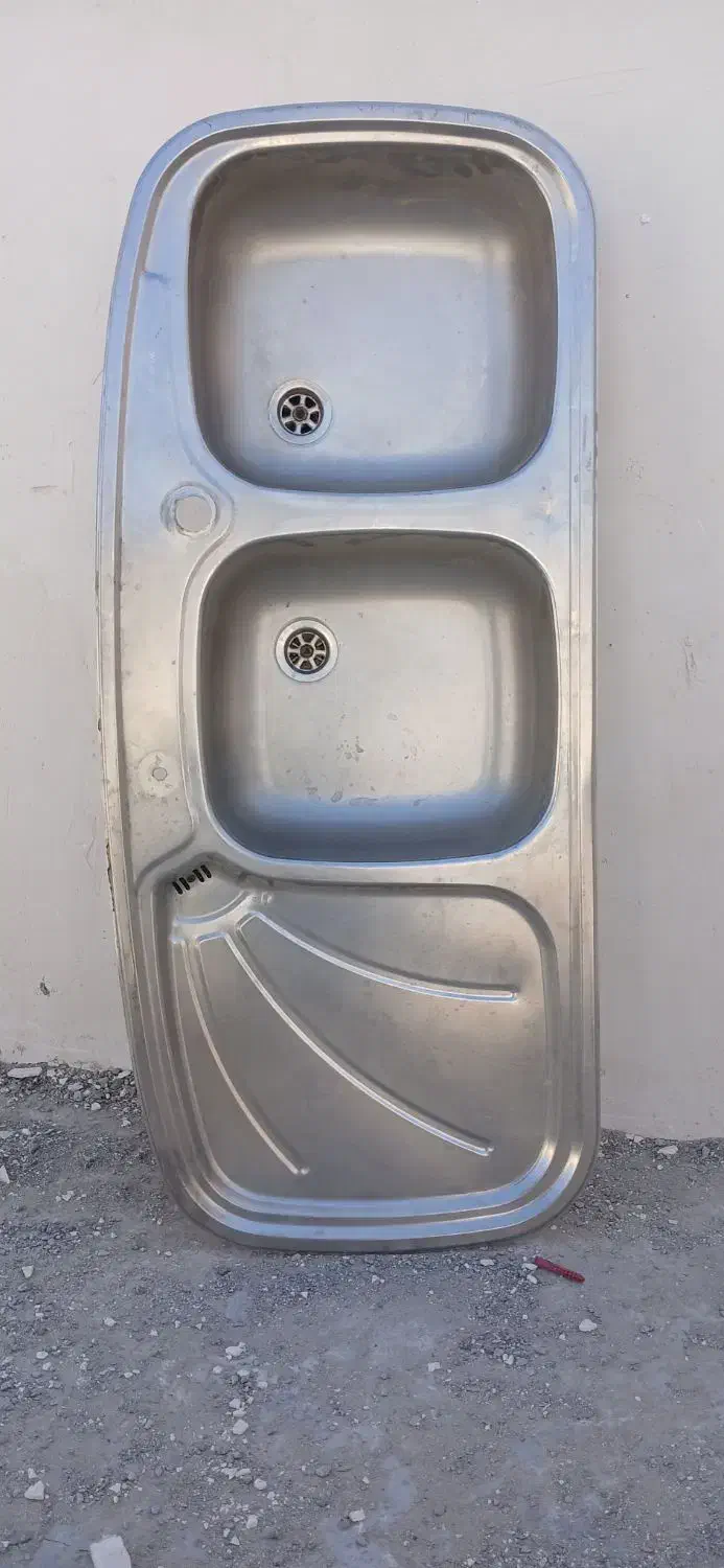 سینک دو قلو ظرفشویی|مصالح و تجهیزات ساختمان|زاهدان, |دیوار