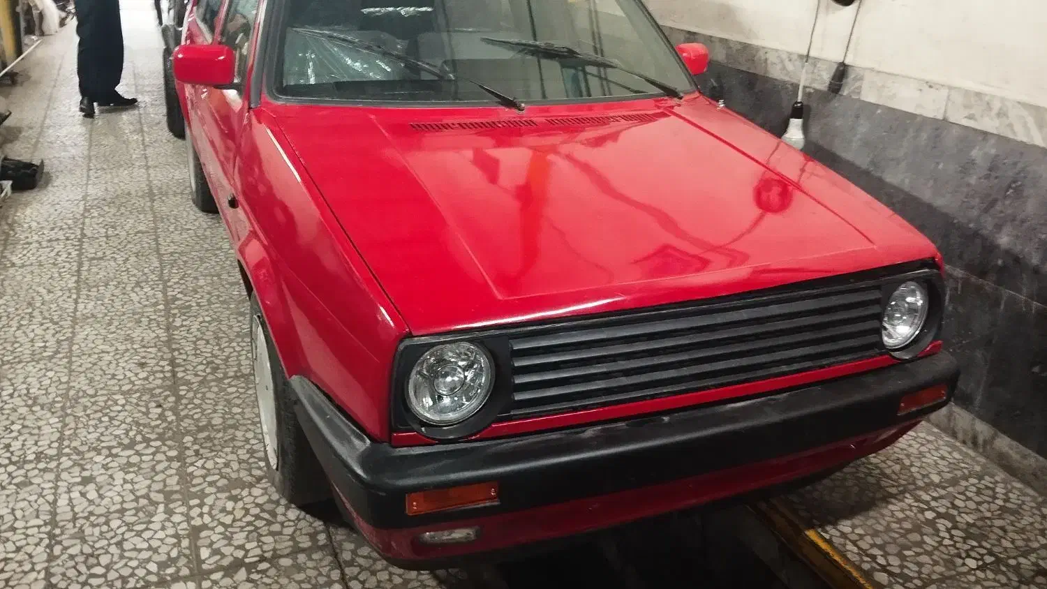 گلف 92 قرمز روغنی تمیز|خودرو سواری و وانت|ساری, |دیوار