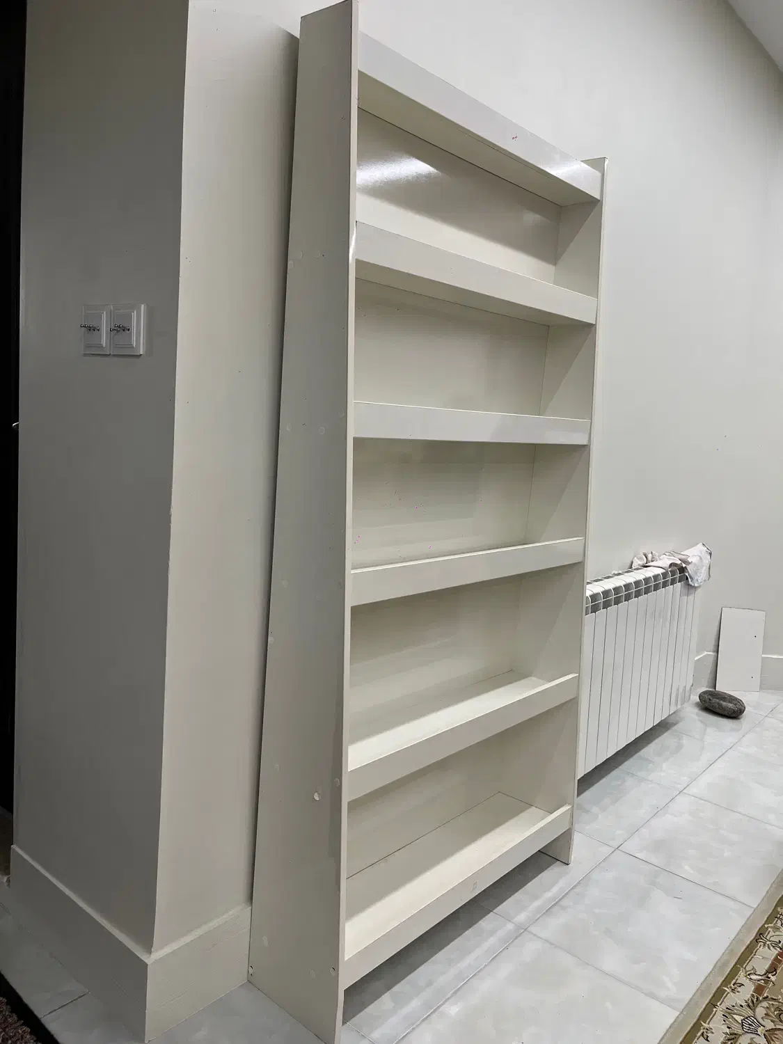 کتابخانه|کتابخانه، شلف، قفسه‌های دیواری|قائم‌شهر, |دیوار