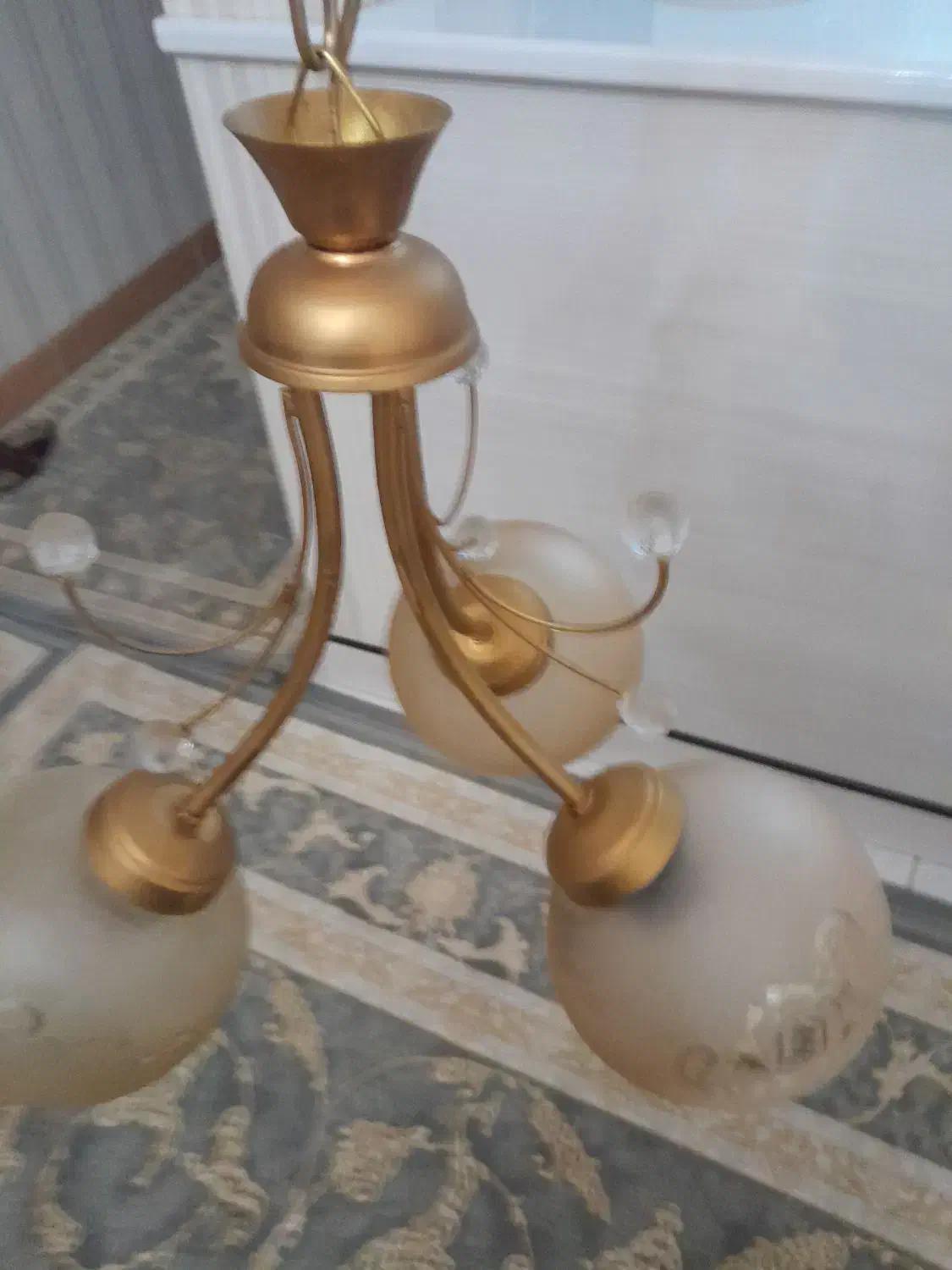 لوستر ۳ شعله|لوستر و چراغ آویز|اسلام‌شهر, مظفریه|دیوار