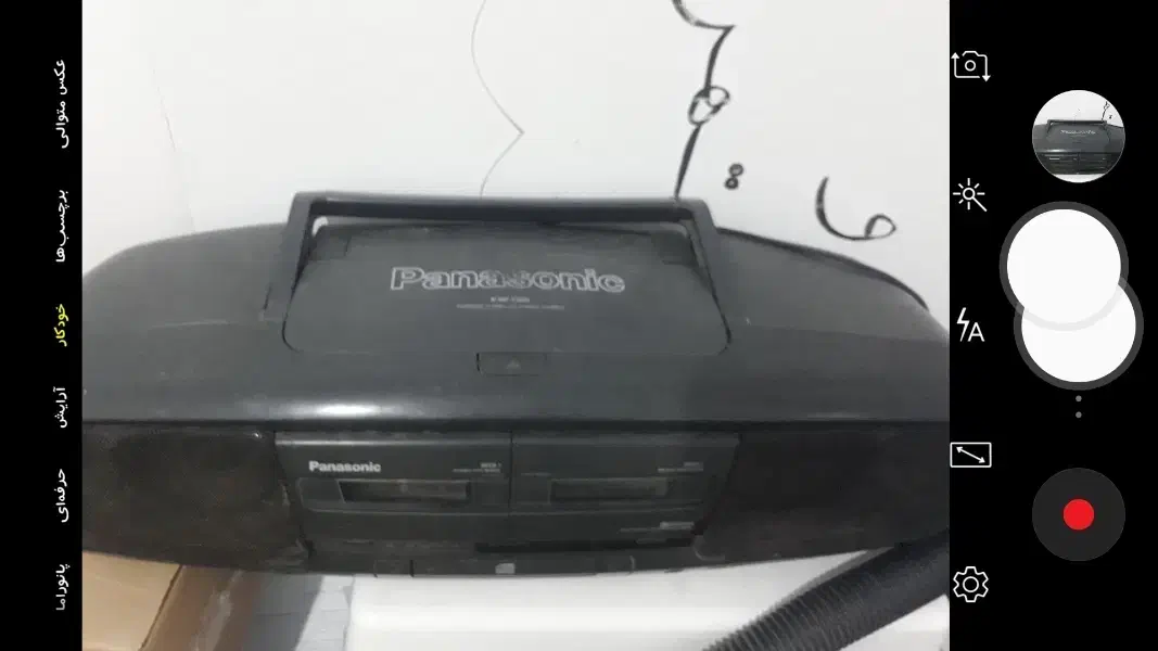 ضبط پاناسونیک اصلی دوکاست تصویری|سیستم صوتی خانگی|بیرجند, |دیوار