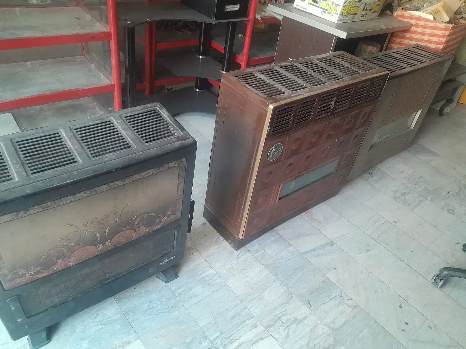 تعدادی بخاری گازی|بخاری، هیتر، شومینه|پاکدشت, حصار امیر|دیوار