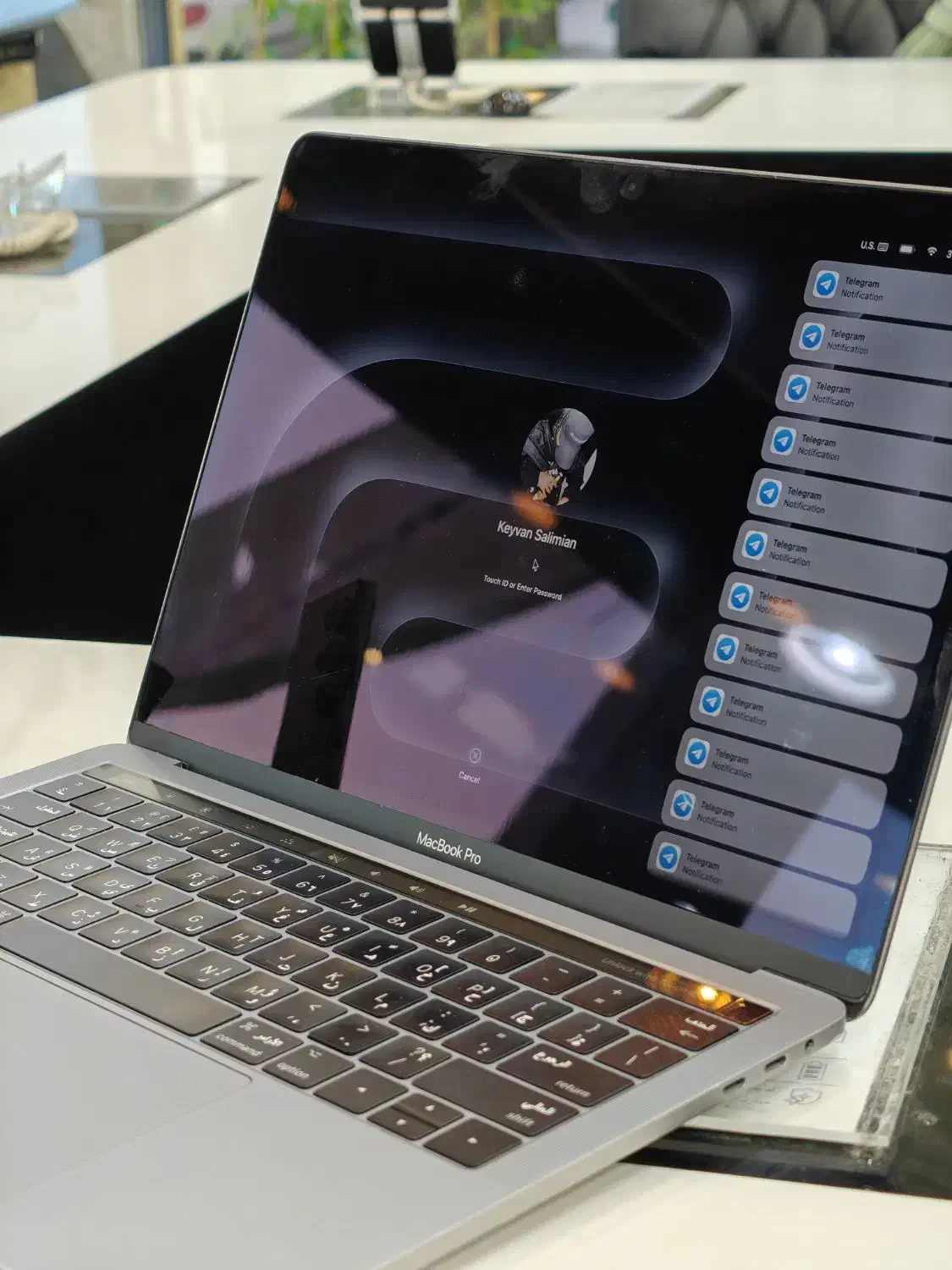 macbook pro 2017 tochbar|رایانه همراه|کرج, مهرویلا جنوبی|دیوار