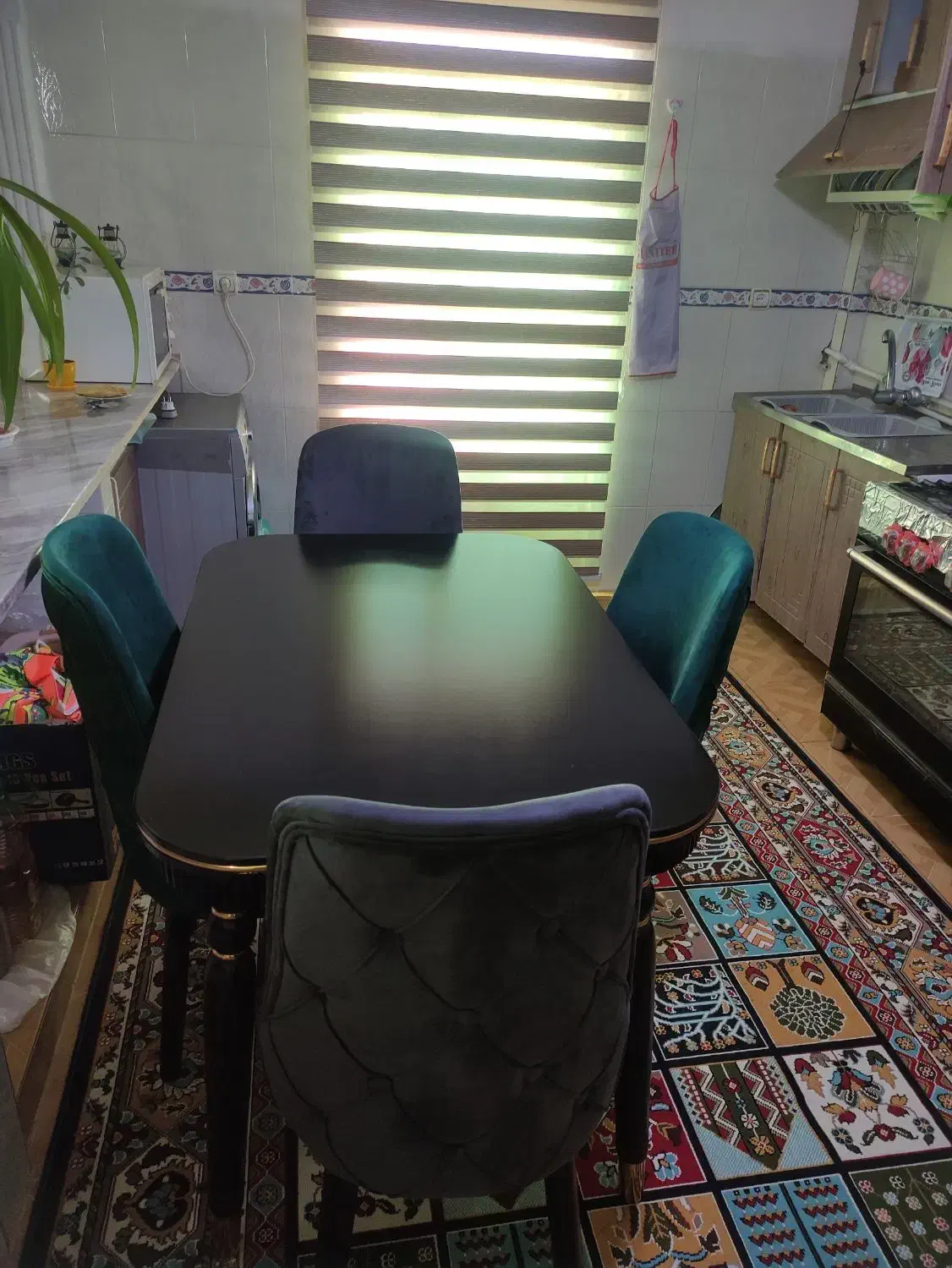 میز ناهارخوری ۴ نفره|میز و صندلی غذاخوری|بم, |دیوار