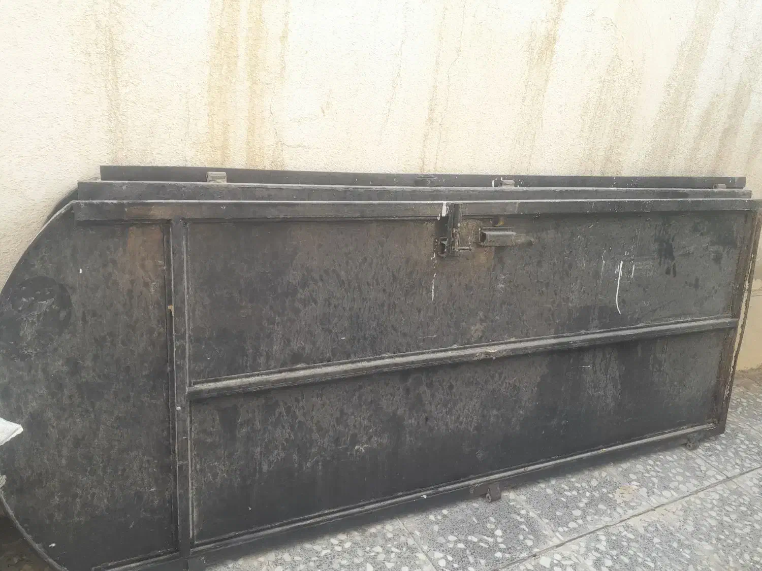 درب آهنی سه لنگه|مصالح و تجهیزات ساختمان|لامرد, |دیوار