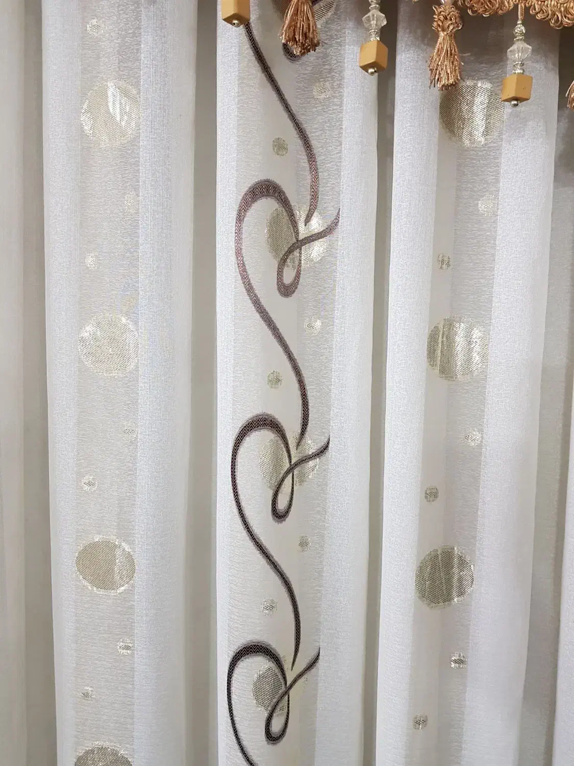 پرده حریر|پرده، رانر، رومیزی|شاهین‌شهر, نظامی|دیوار