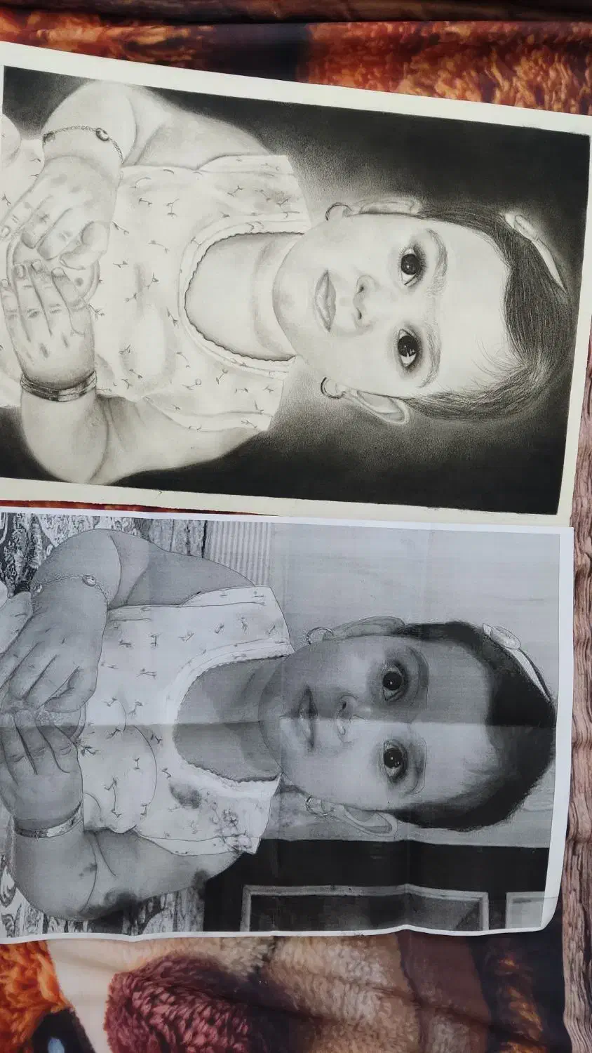 طراحی چهره|تابلو، نقاشی، عکس|اردکان, |دیوار