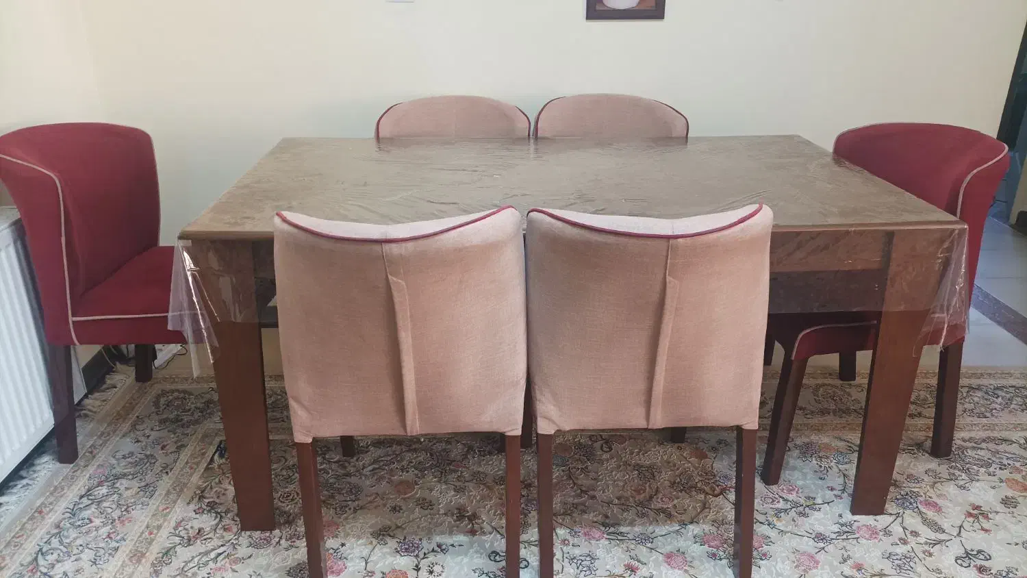 میز نهار خوری ۶ نفره|میز و صندلی غذاخوری|صدرا-فارس, فاز ۱|دیوار