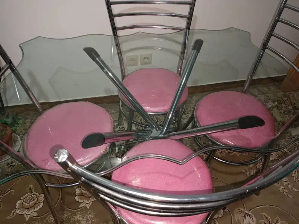 میزغذا خوری ۴نفره|میز و صندلی غذاخوری|سامان, |دیوار