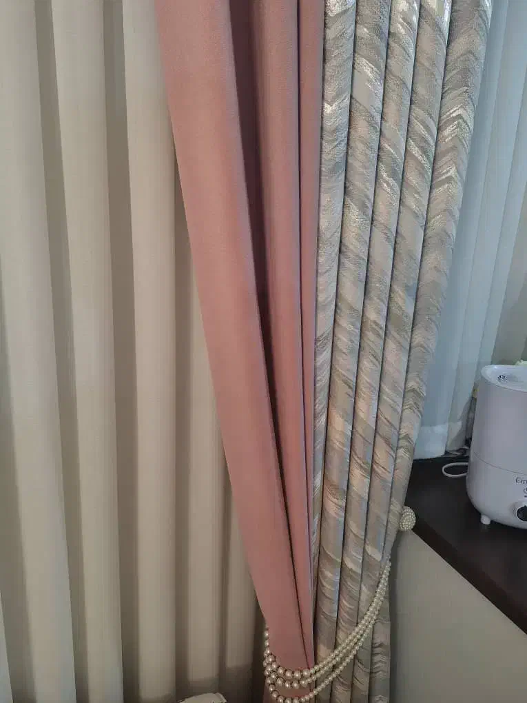 ۲ عدد والان پرده در حد نو|پرده، رانر، رومیزی|ملارد, |دیوار