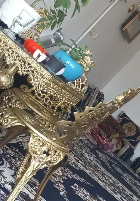 میزغذاخوری برنجی۴نفره|میز و صندلی غذاخوری|یاسوج, |دیوار