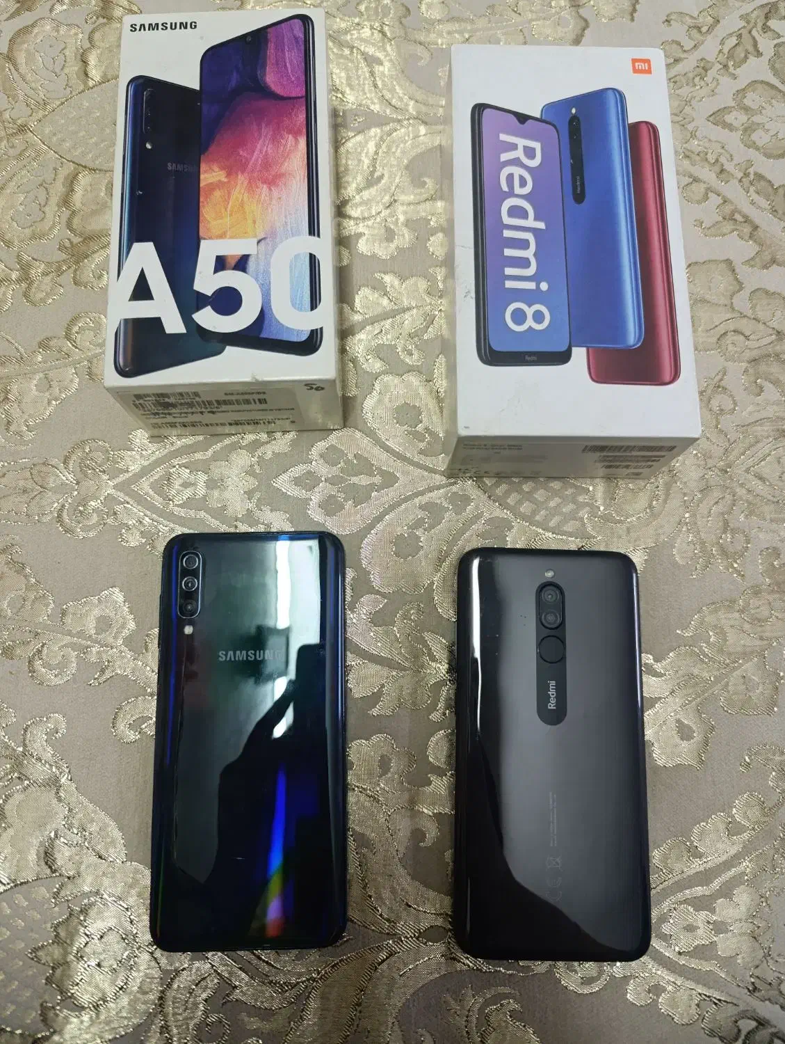 گوشی سامسونگa50 شیائومی ردمی8درحدنو|موبایل|مشهد, حرم مطهر رضوی|دیوار