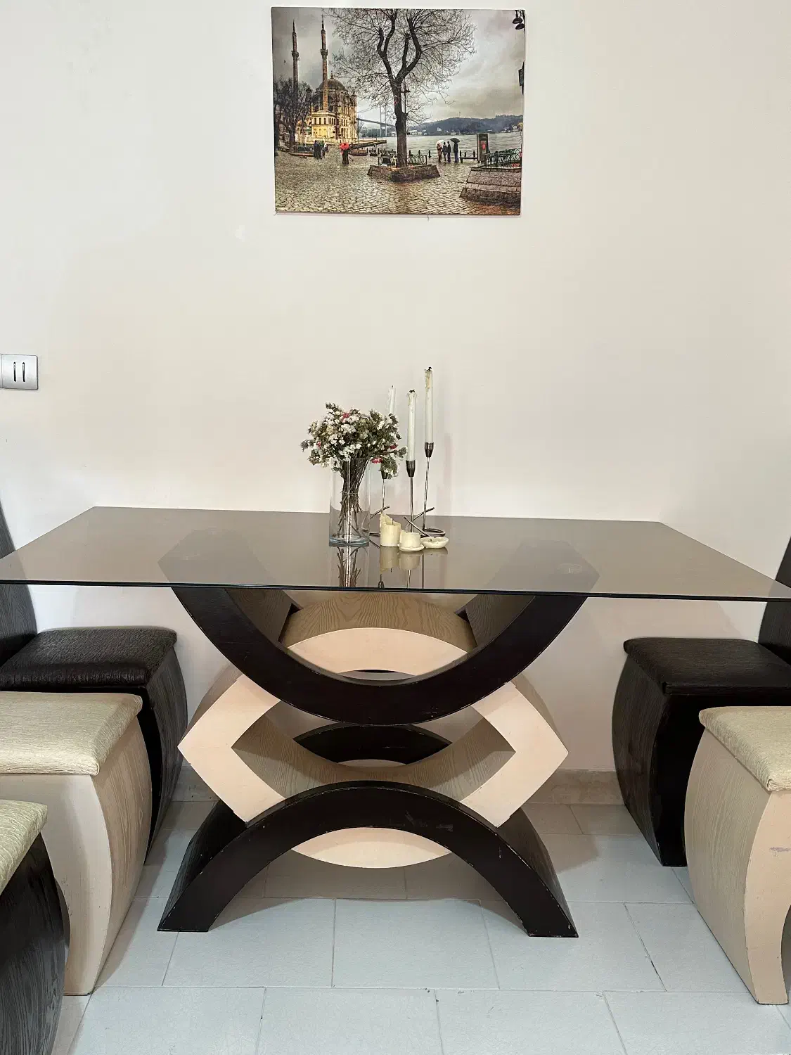 میز ناهار خوری ۶نفره|میز و صندلی غذاخوری|همدان, |دیوار