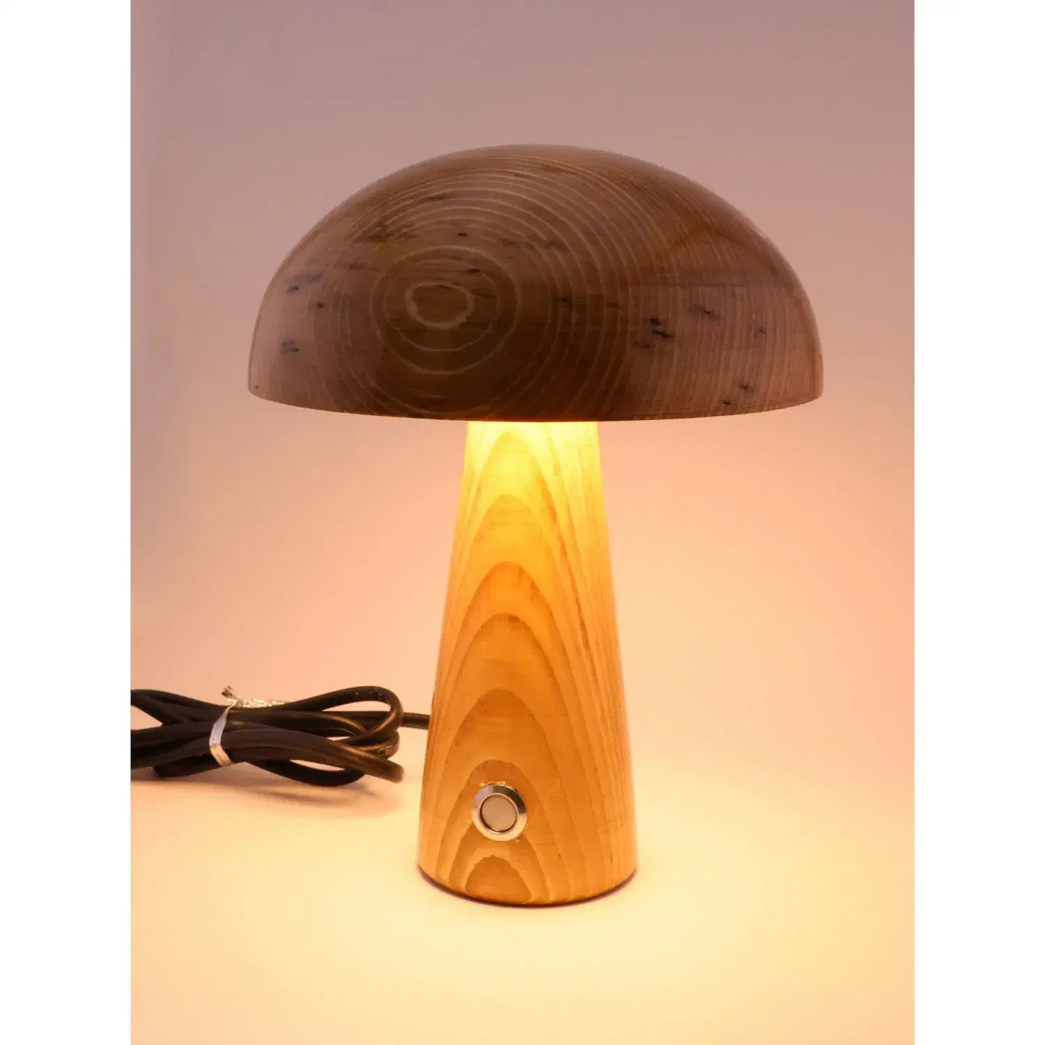 آباژور چوبی رومیزی|چراغ خواب و آباژور|قم, بنیاد|دیوار