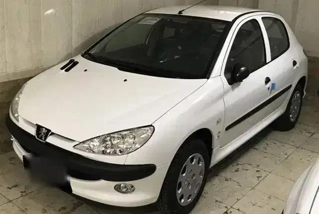 ۲۰۶ سفید مدل ۸۶ بی رنگ|خودرو سواری و وانت|ساری, |دیوار