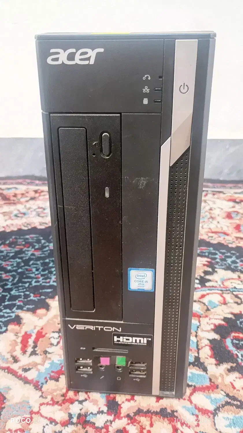 کامپیوتر جمع‌وجور با مانیتور۲۴ اینچ، مناسب هر کاری|رایانه رومیزی|دزفول, |دیوار