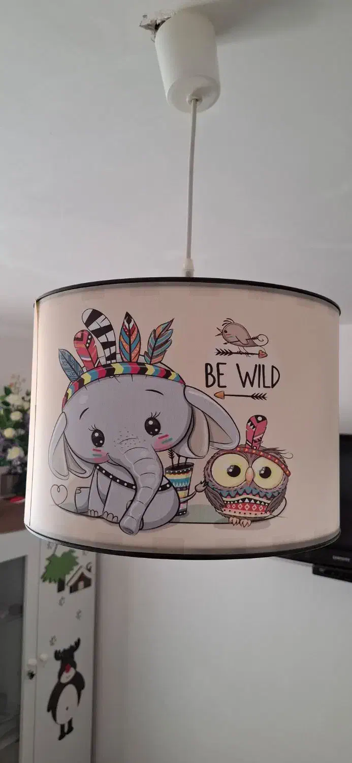 ست لوستر ، ساعت دیواری  آباژور اتاق خواب کودک|لوستر و چراغ آویز|اراک, |دیوار