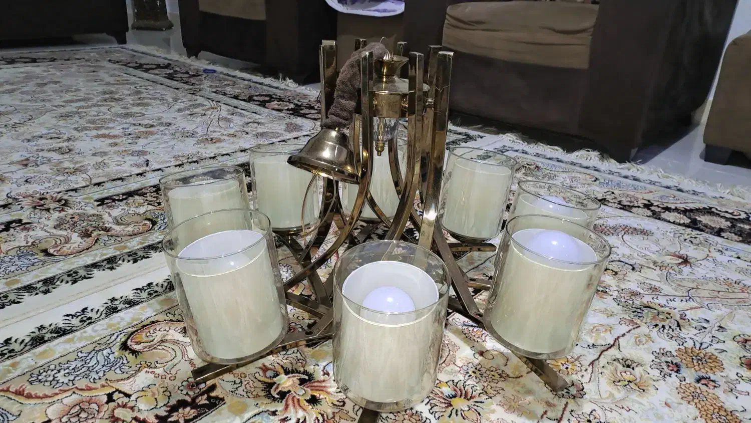 لوستر لهستانی ۸ شاخه|لوستر و چراغ آویز|اهواز, کیانشهر|دیوار