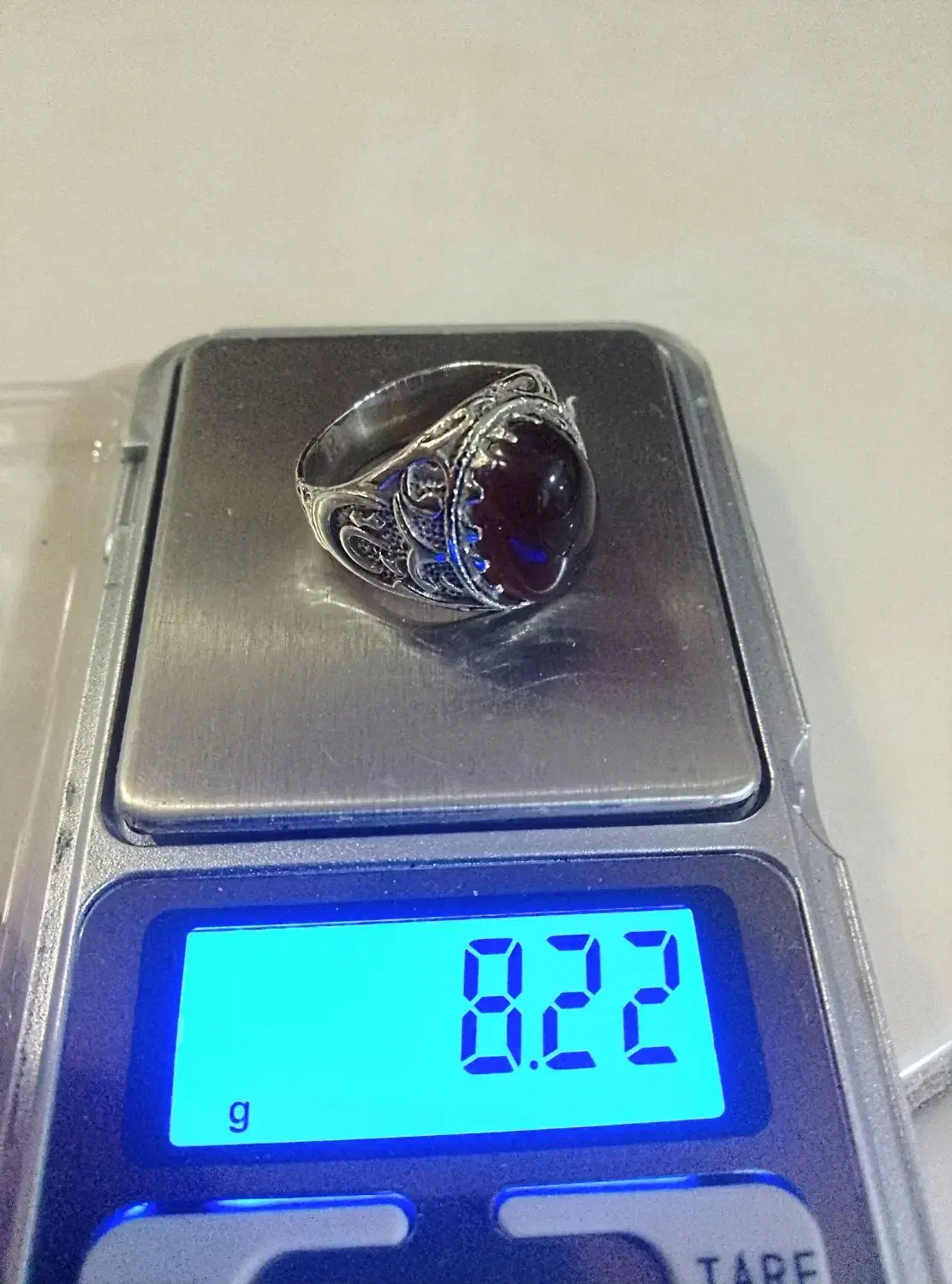 انگشتر نقره عقیق سرخ و فیروزه|کلکسیون اشیاء عتیقه|تهران, نیروی هوایی (پیروزی)|دیوار