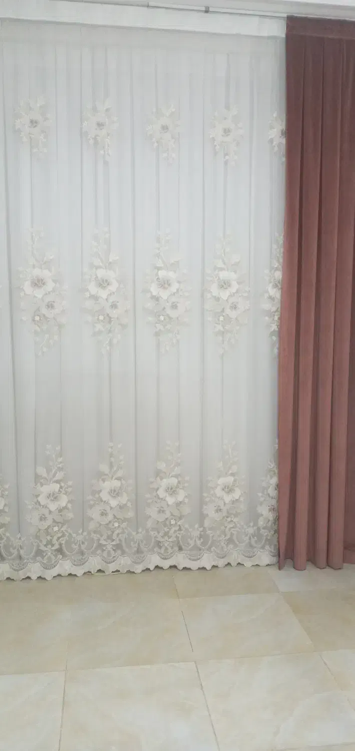 فروش،پرده پزیرایی همراه باشال درحد نو|پرده، رانر، رومیزی|بوئین زهرا, |دیوار