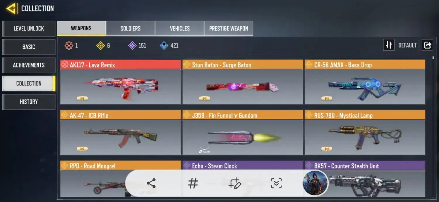 اکانت کالاف طاق با فری فایر|کنسول، بازی ویدئویی و آنلاین|کوهدشت, |دیوار