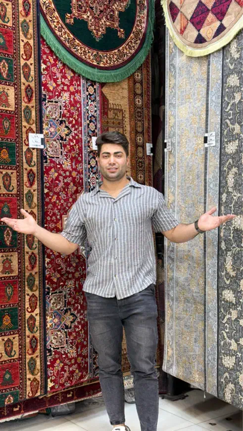 فرش ۱۵۰۰ شانه لاکی سلیمانی گلشهر|فرش|زنجان, |دیوار