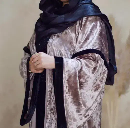 مانتو عبایی مخمل نونو|لباس|خرم‌آباد, |دیوار