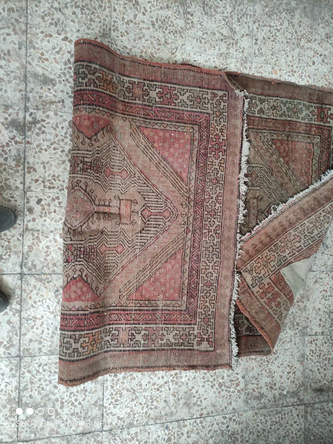 فرش قدیمی عتیقه|فرش|تبریز, |دیوار