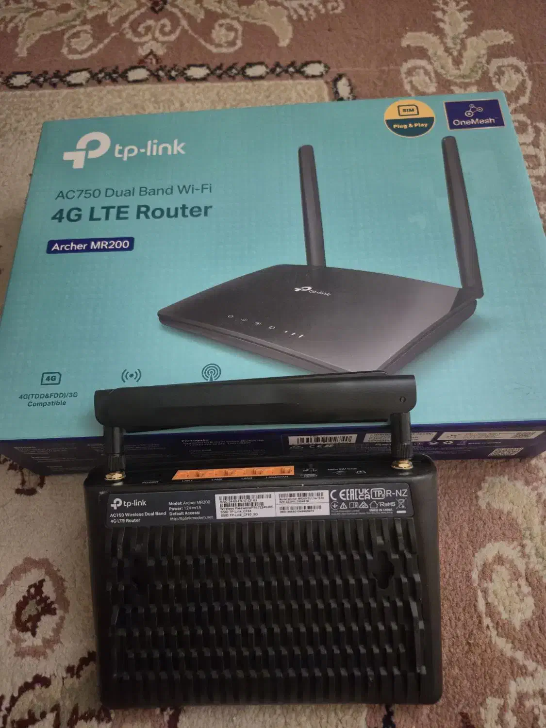 مودم سیمکارتی تی پی لینک MR200|مودم و تجهیزات شبکه|قم, پردیسان|دیوار