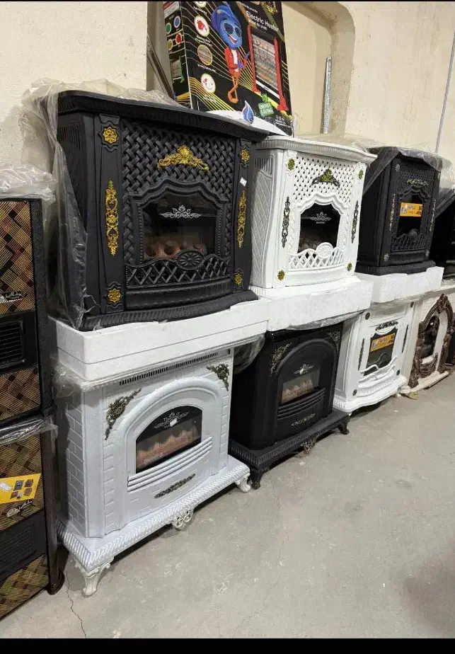 بخاری طرح شومینه شرکت مدل مارون|بخاری، هیتر، شومینه|رشت, رودباری|دیوار