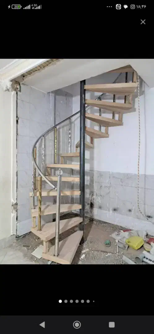 پله. پله گرد . پله دوبلکس. پله ورق خور.نرده استیل|خدمات پیشه و مهارت|مشهد, توس (بلوار توس)|دیوار