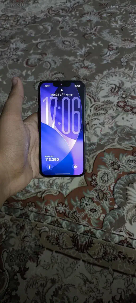 آیفون ۱۴ نرمال بسیار تمیز کم کار ریجستر شده|موبایل|نیشابور, پاستور|دیوار