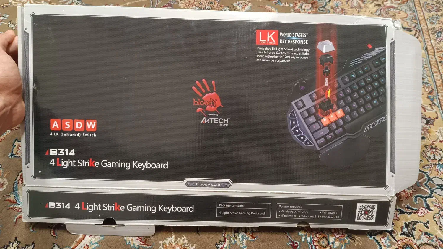 کیبورد گیمینگ bloody|قطعات و لوازم جانبی رایانه|اصفهان, دانشگاه اصفهان|دیوار