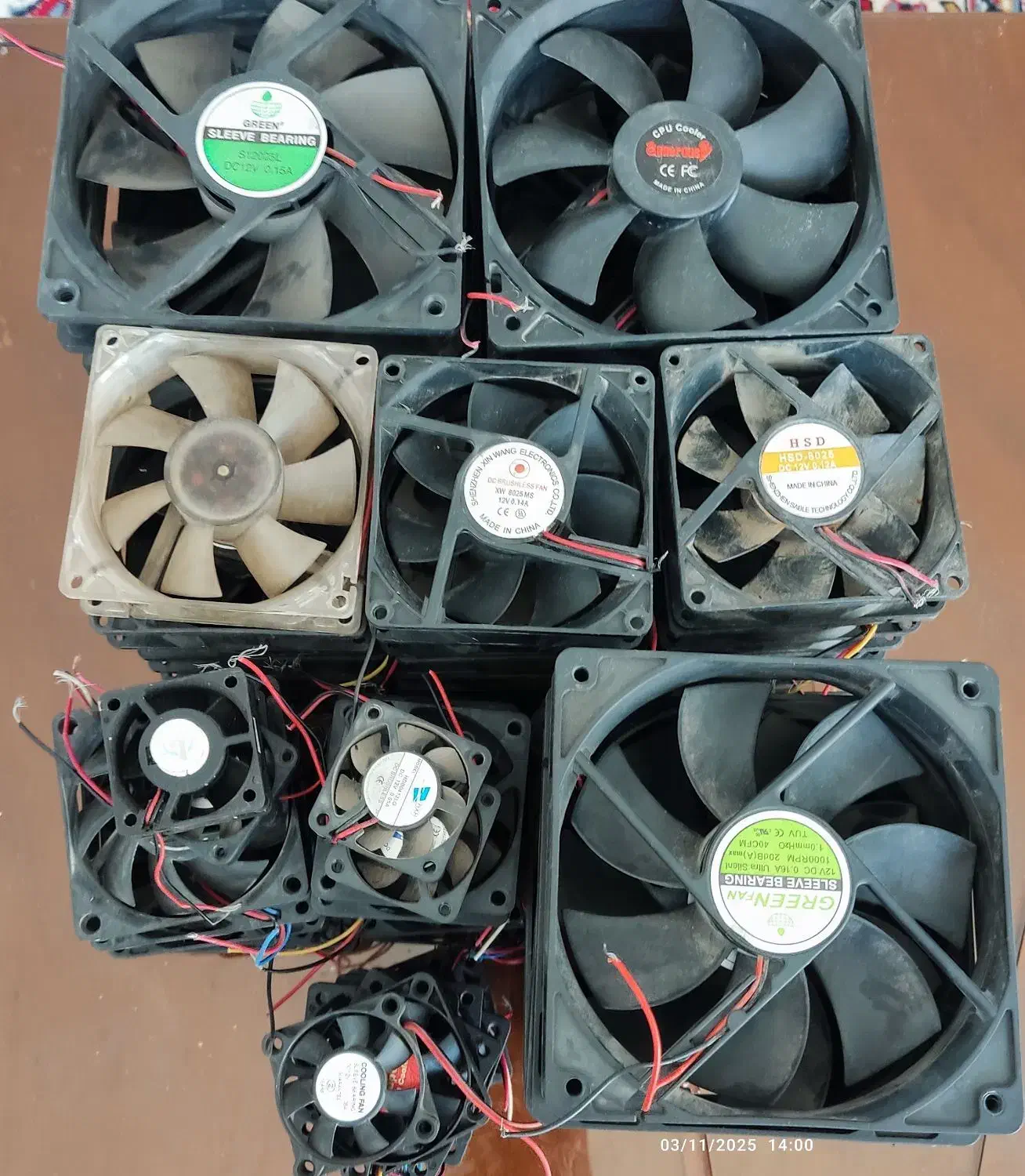 فن 12ولت 60 عدد|قطعات و لوازم جانبی رایانه|تهران, شهرک ابوذر|دیوار