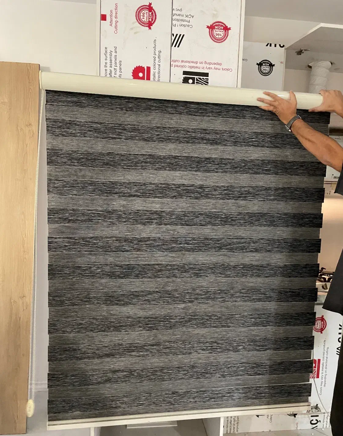 پرده زبرا|پرده، رانر، رومیزی|تهران, شهرک نفت|دیوار