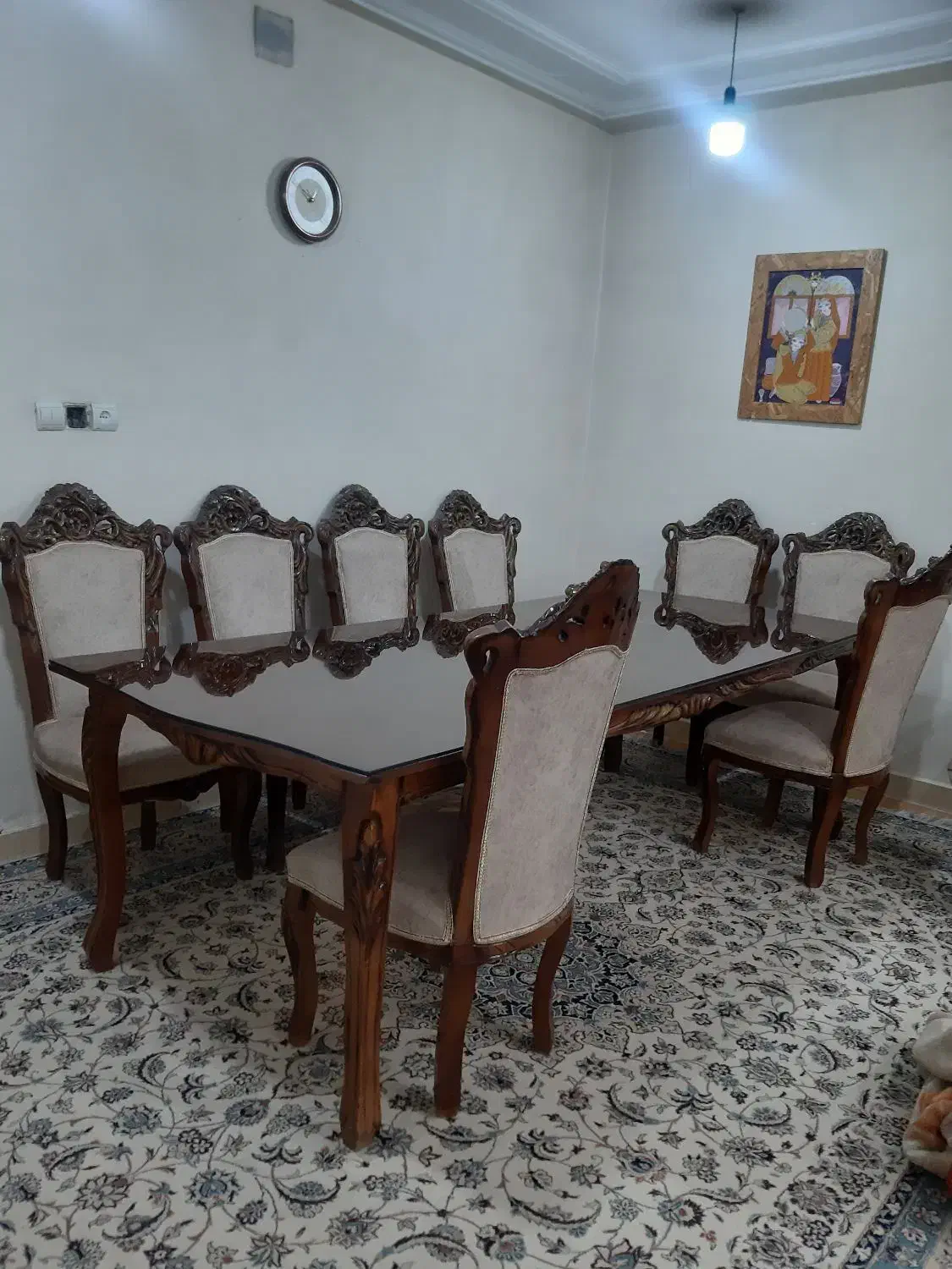 نهار خوری|میز و صندلی غذاخوری|اهواز, گلستان|دیوار