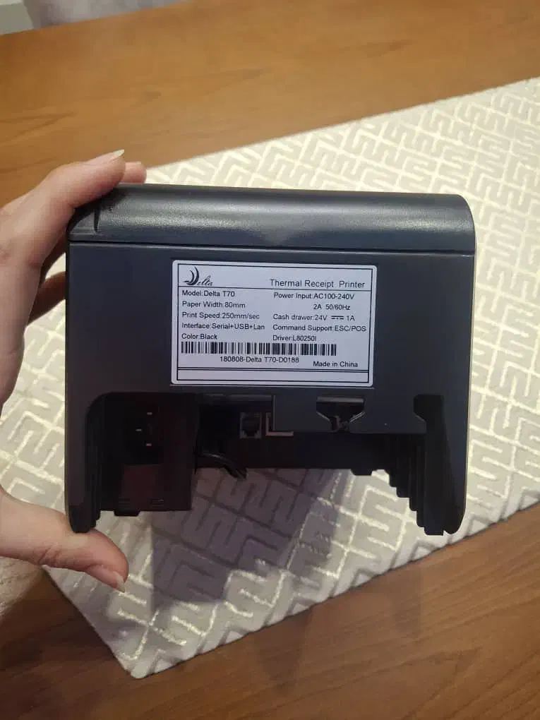 پرینتر حرارتی DELTA T70درحدصفر|پرینتر، اسکنر، کپی، فکس|رشت, استقامت ۱|دیوار