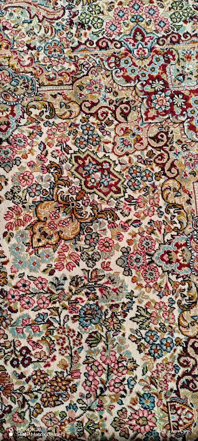 2تخته قالی ماشینی 9متری  1200شانه|فرش|کرمان, |دیوار