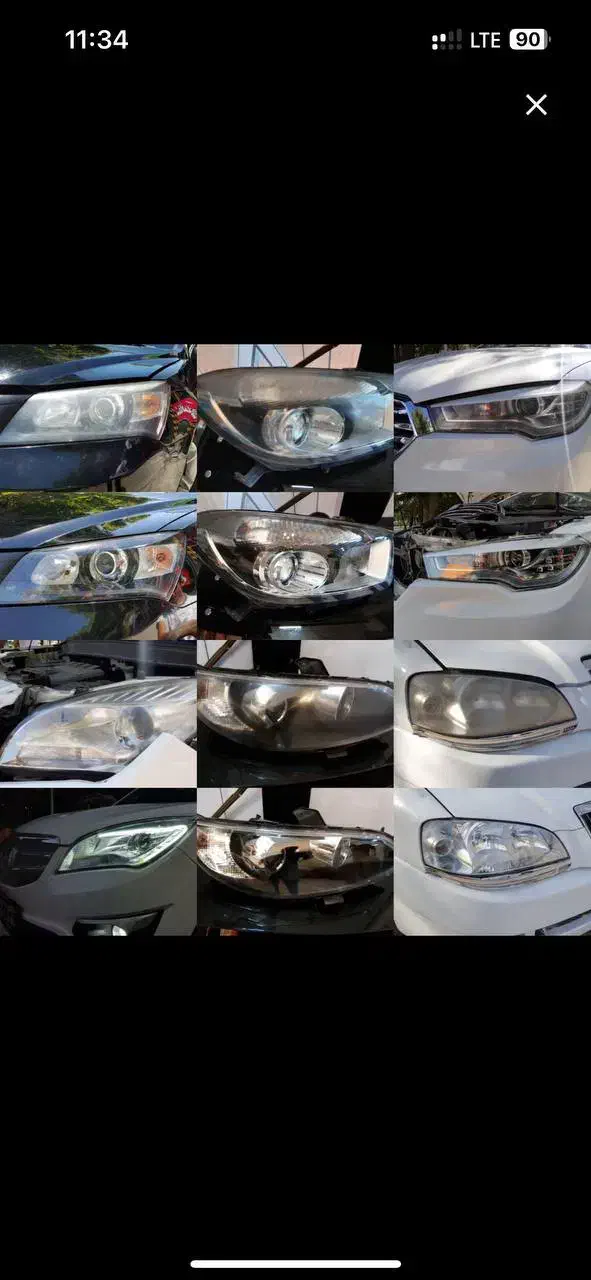 چراغ جک چانگان جیلی بسترن mvm شفاف برلیانس لیفان|قطعات یدکی و لوازم جانبی|بجنورد, |دیوار