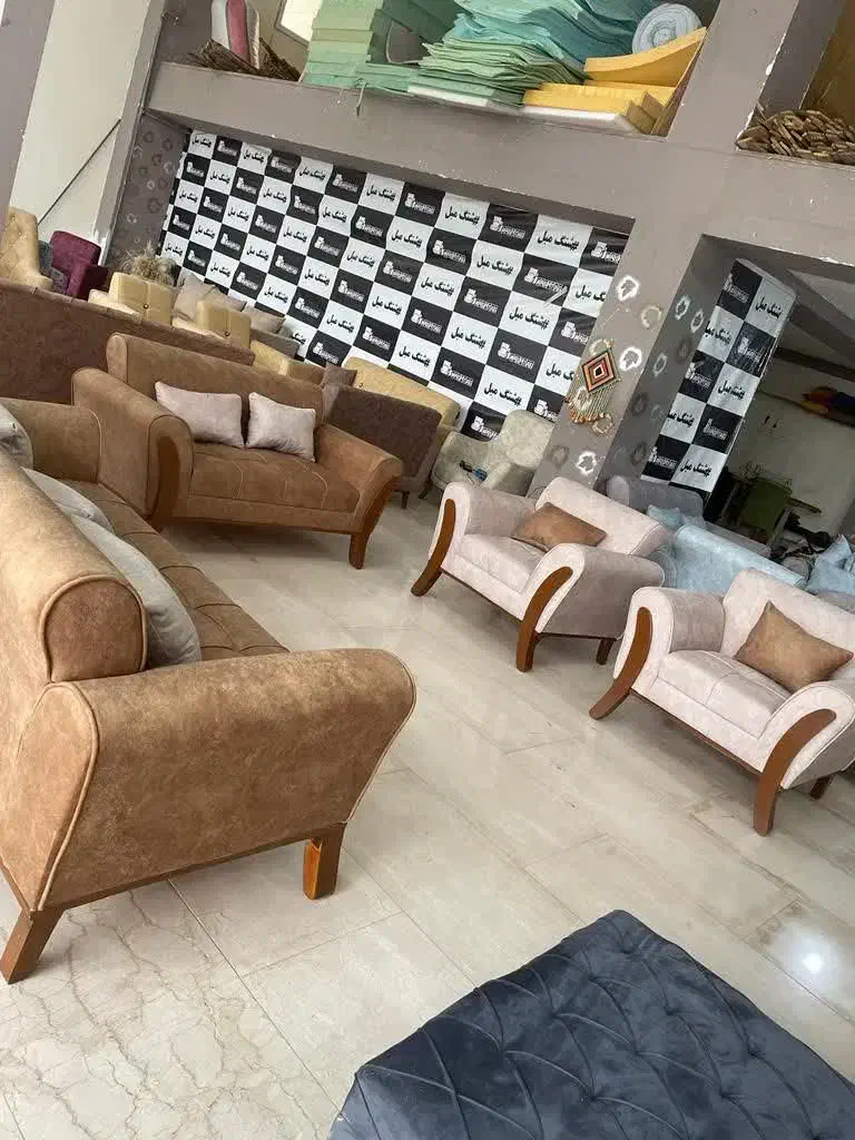 مبل راحتی هفت نفره|مبلمان خانگی و میز عسلی|بوئین زهرا, |دیوار