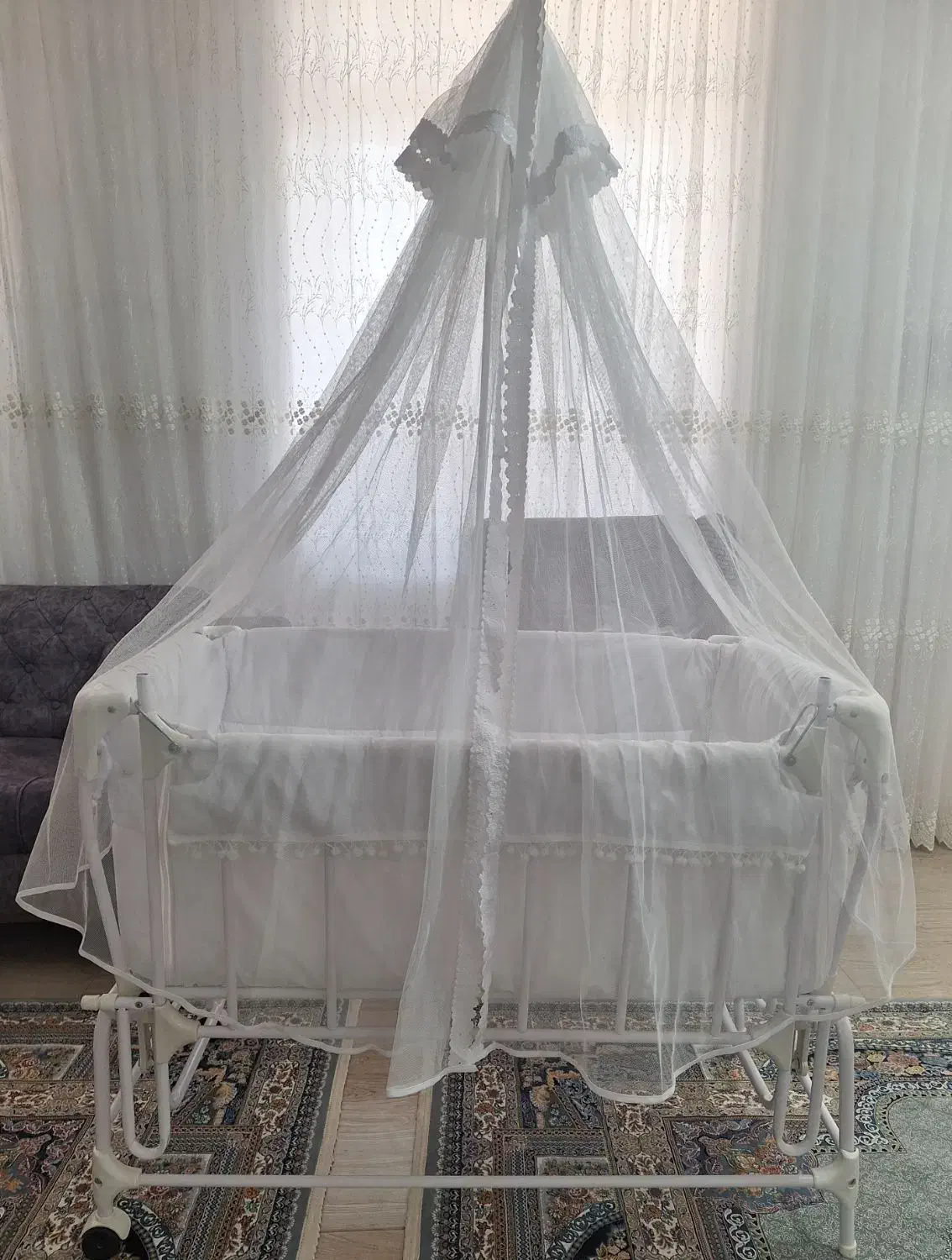 گهواره متحرک نوزاد|تخت و سرویس خواب|ماکو, |دیوار