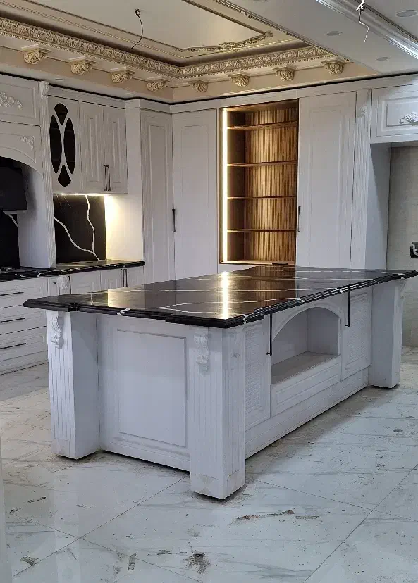 کابینت کمد دیواری تی وی جاکفشی و...|کتابخانه، شلف، قفسههای دیواری|کارون, |دیوار