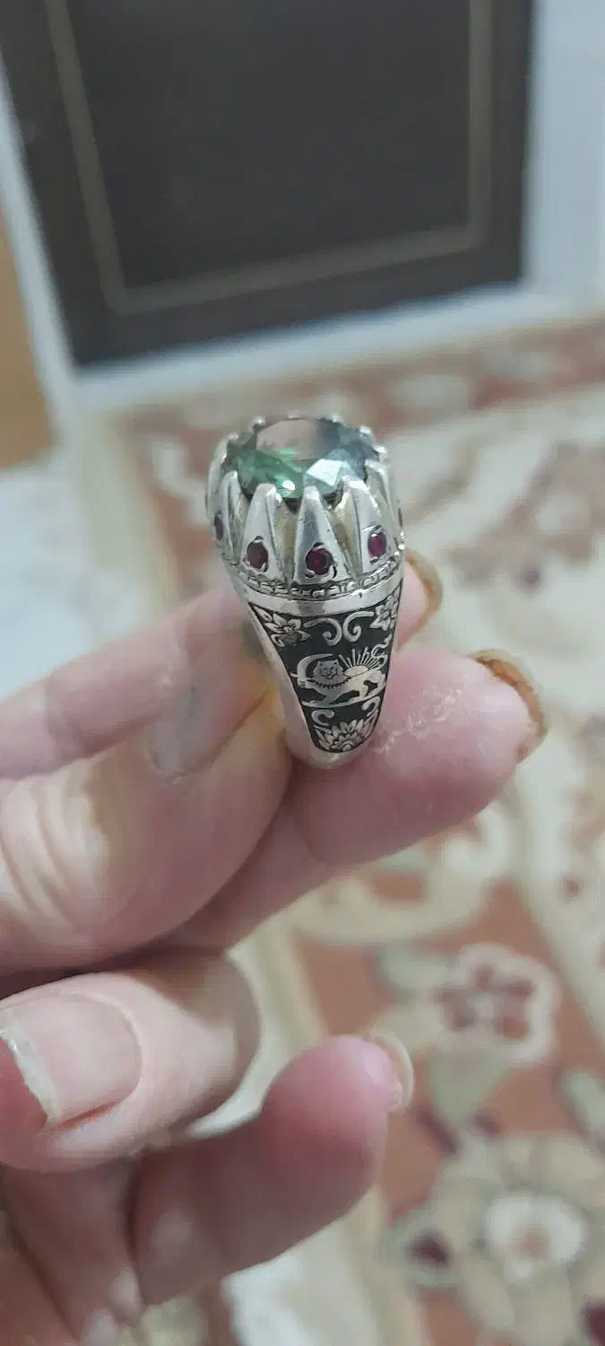 انگشتر موزونایت یا الماس روس|جواهرات|اردبیل, |دیوار