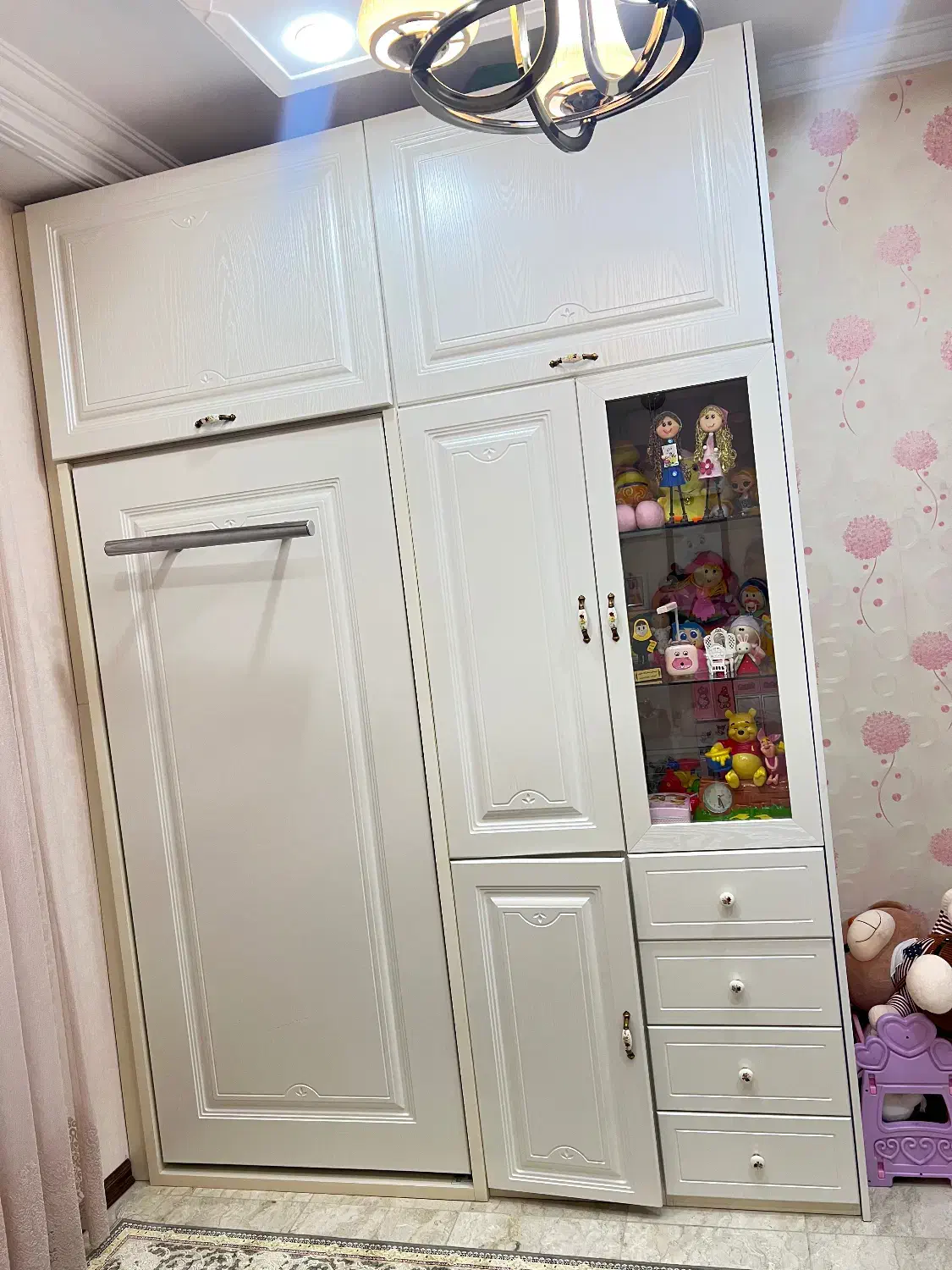 تخت کم‌جا همراه کمد و میز تحریر ممبران ساخت سفارش|تخت و سرویس خواب|تهران, امیریه|دیوار