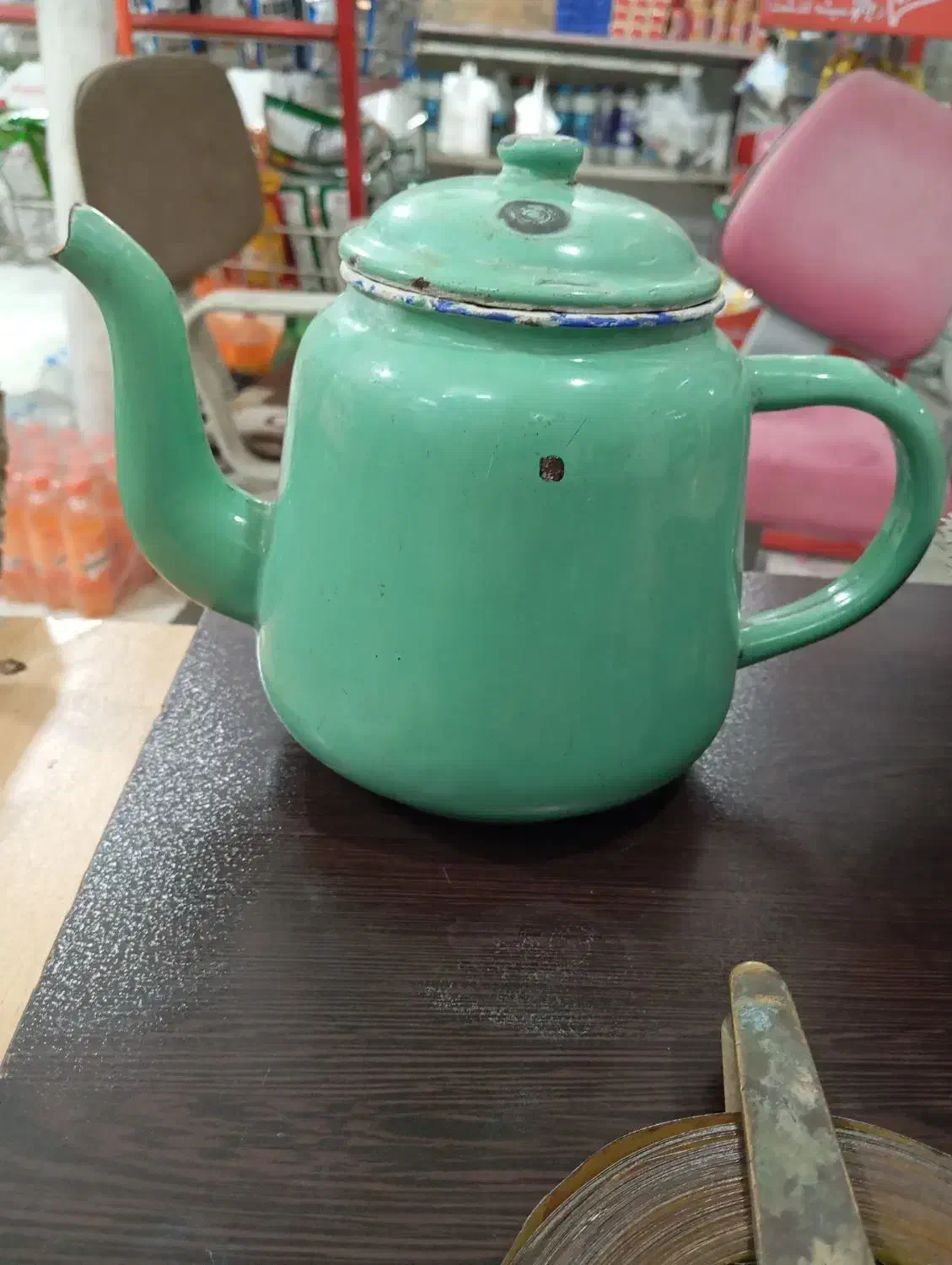 قوری لعابی/شیرینی خوری ورشو/متر صلیبی سویسی|کلکسیون اشیاء عتیقه|ملایر, |دیوار